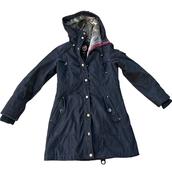 1 Madison navy‎ blue  Expedition Heritage Collection Parka, Size S/P - Picture 1 of 13
